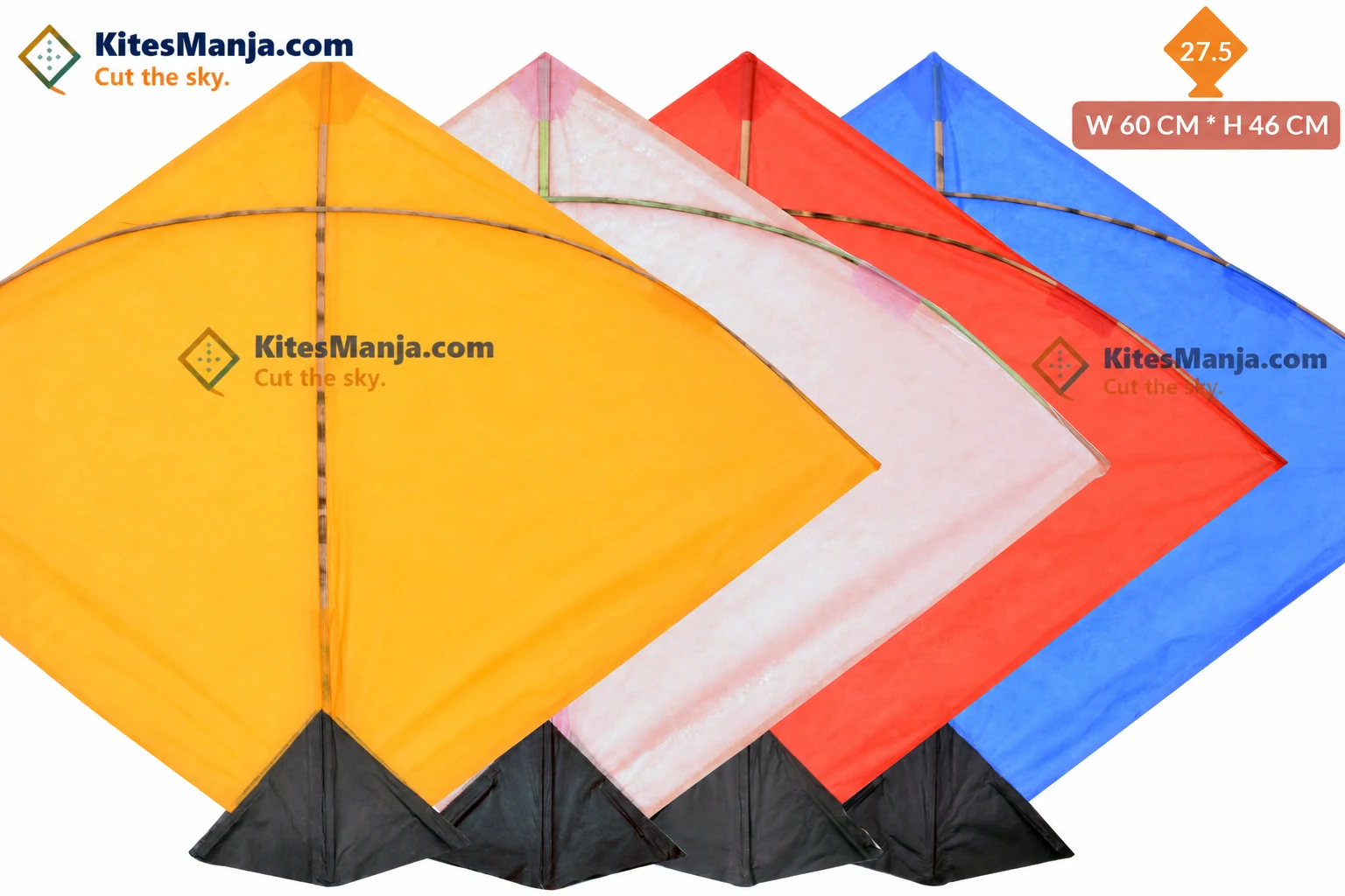 40 Kala Patta Cheel (Size 46*60 Centimetres), Regular Size Kites + Free Shipping
