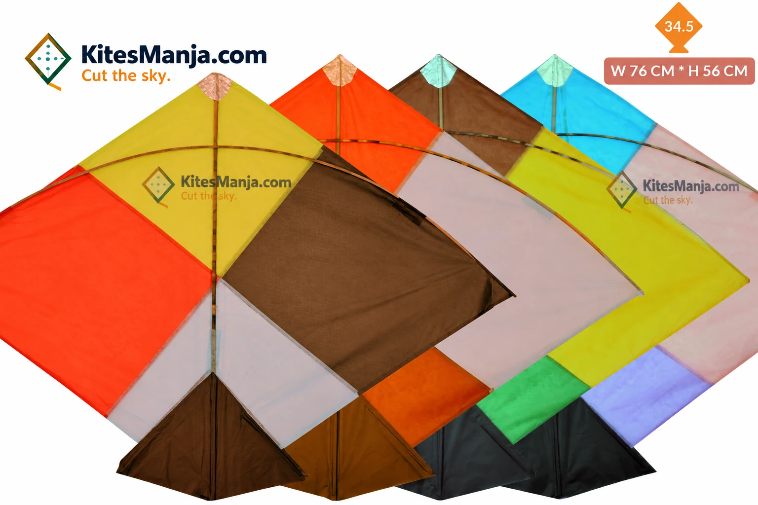 40 Ponia Cheel 4 Colour Patta (Size 56*76 Centimetres), 0.75 Tawa + Free Shipping