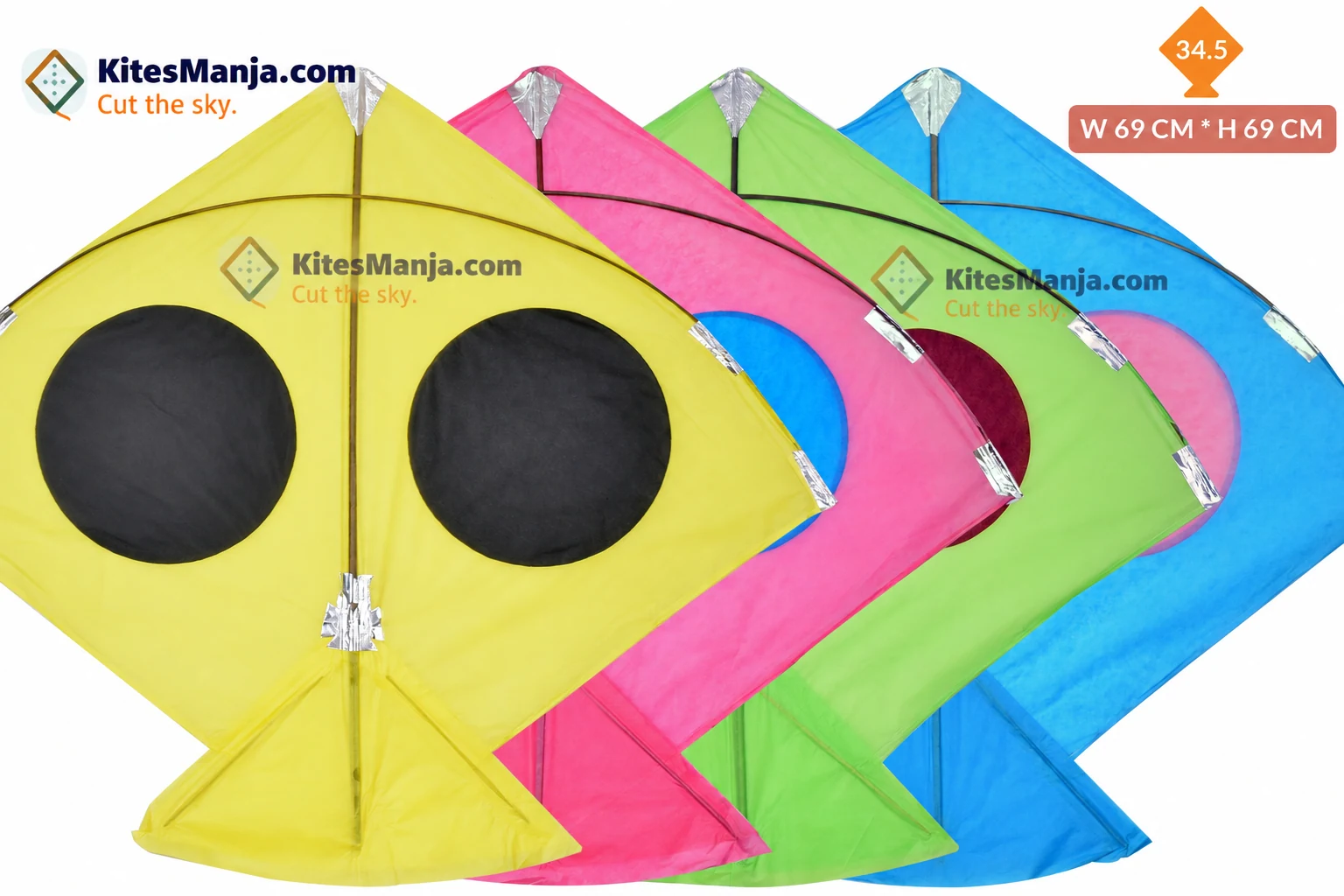 40 Ponia Khambhat Eye Gol Cheel (Size 69*69 Centimetres), 0.75 Tawa + Free Shipping