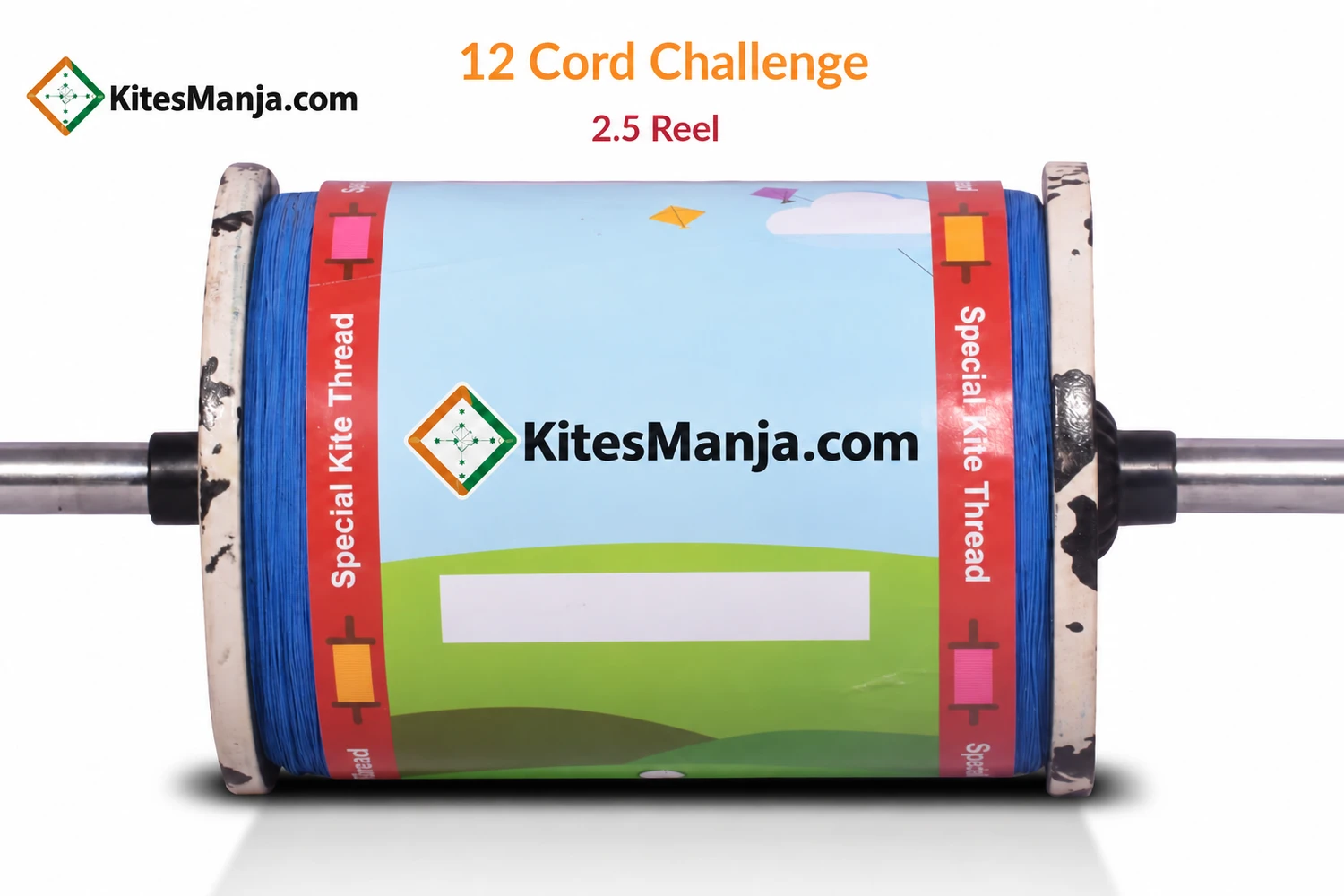 12 Cord Challenge Maidani Special Manjha (2.5 Reel) Strong Kite Thread Manjha + Free Shipping