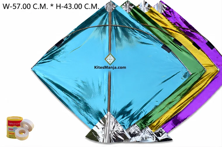 40 Metal Patang Kites (Size 43*57 Centimeter) + Free Shipping