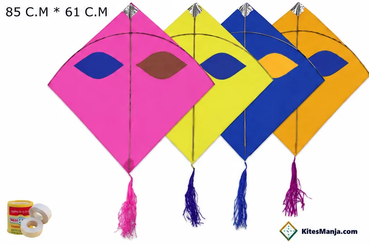 Big 40 Eye Rocket Kites (Size 85*61 Centimeter) + Free Shipping