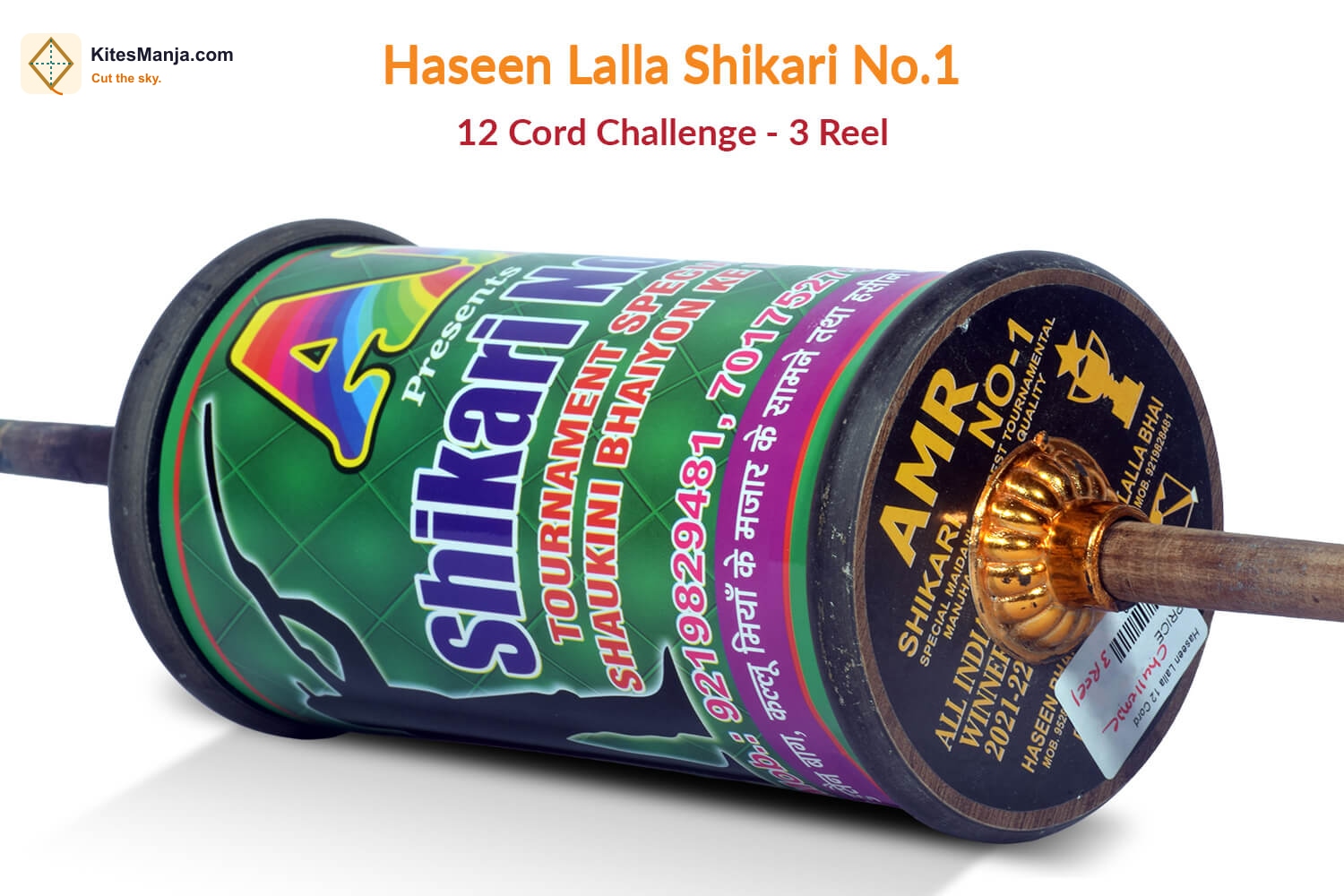 Original Haseen Lalla Shikari No. 1 – 12 Cord Challenge (3 Reel) Manjha