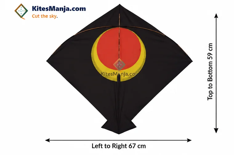 16 Pauni Tournament Kites (Size 59*67 Centimetres)
